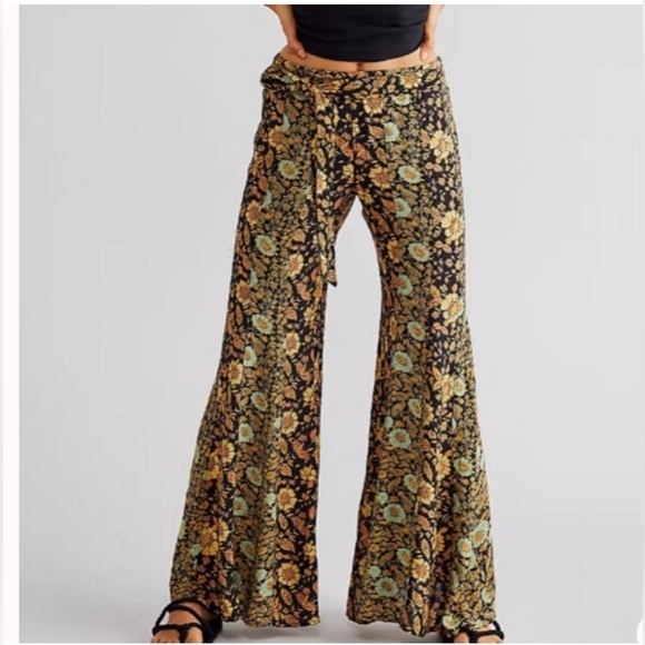 Free People Bali Sultry Boho Flare Pant Sz Large **NWT - Picture 12 of 12